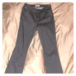 Madewell high rise grey jeans